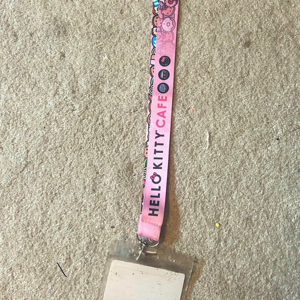 Hello Kitty Cafe lanyard